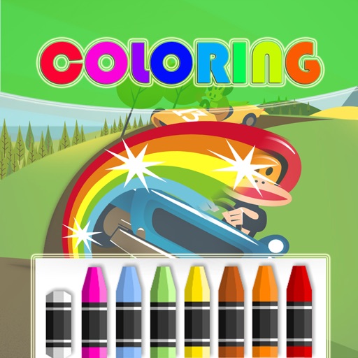 Coloring Game for Kids Monkey Julius Edition iOS App