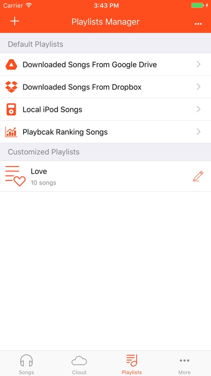 Music Cloud - Songs Player for GoogleDrive,Dropbox screenshot-4