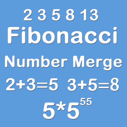 Number Merge Fibonacci 5X5 - Playing With Piano Music And Sliding Number Block Icon