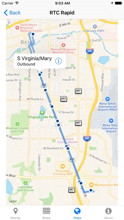 Reno RTC Ride Now - Real-time Transit Arrivals screenshot-3