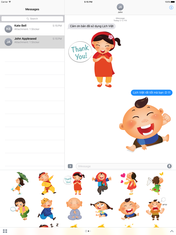 Vietnam Childhood Chat Stickers By Lich Viet App Price Drops