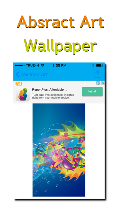 How to cancel & delete Abstract Background Wallpaper from iphone & ipad 1