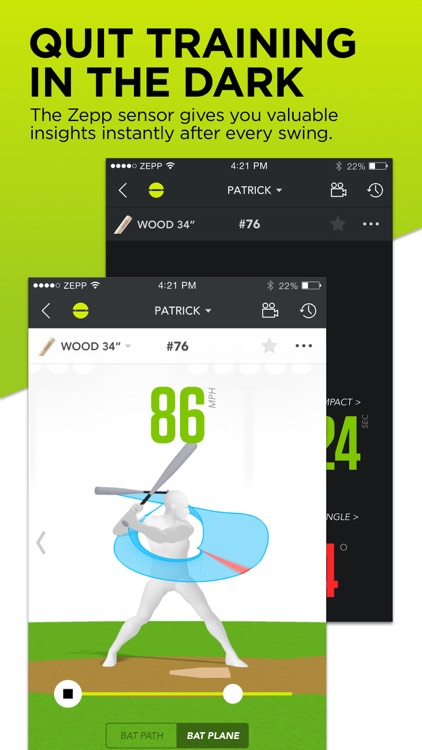 Zepp Baseball & Softball Swing Analyzer