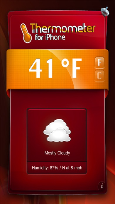 Thermometer FREE for iPhone & iPod Touch Screenshot 3