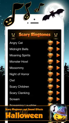 Game screenshot Scary Ringtone.s and Sound Effect.s for Halloween hack