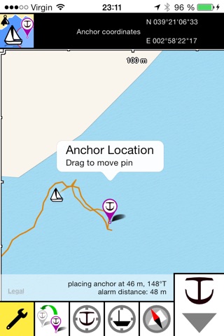 Anchor! drag alarm screenshot 2