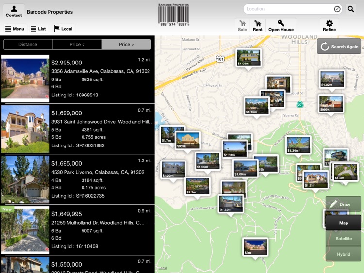 Barcode Properties for iPad