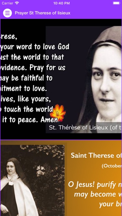 Prayer St Therese of Lisieux screenshot 2