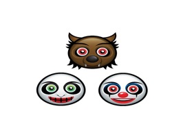 Halloween Face Emoji - Sticker