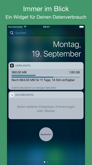 ‎MobileData - Datenverbrauch Screenshot