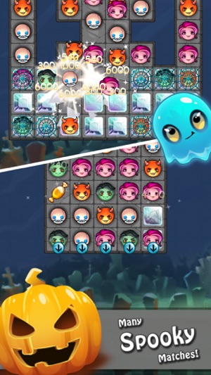 Halloween Monsters: Match 3 Puzzle Game(圖4)-速報App