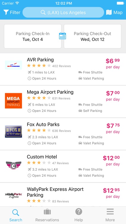 AirportParkingReservations.com Airport Parking App