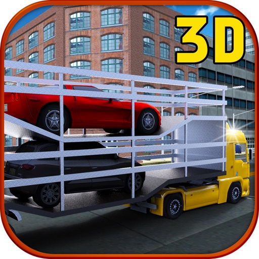 Car Transporter 3D Simulator - 3D trucker simulation and parking game Icon