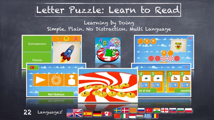 Letter Puzzle: Learn To Read