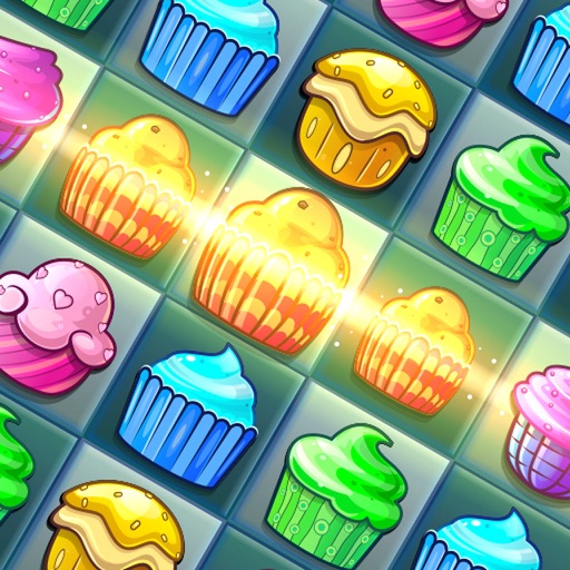 CupCake Crush Pop Legend - Candy Match 3 Game Free