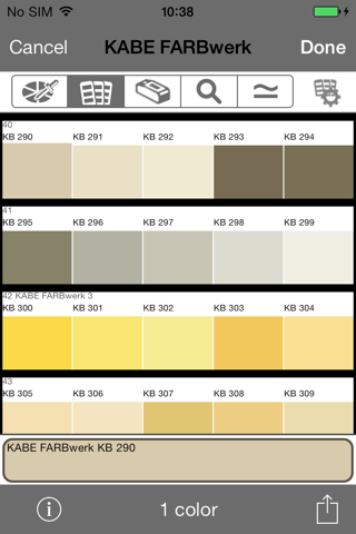 KABE-Farben - náhled