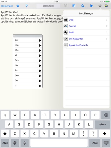 AppWriter screenshot 3