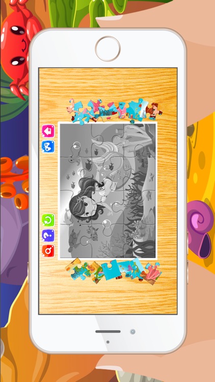 Mermaid Jigsaw Puzzles for Kids and Toddler - Kindergarten and Preschool Learning Games Free