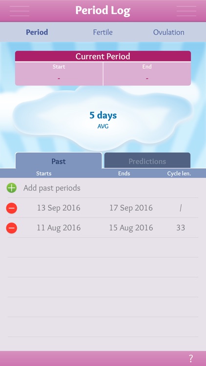 Period Diary (Period, Fertile & Ovulation Tracker) screenshot-3