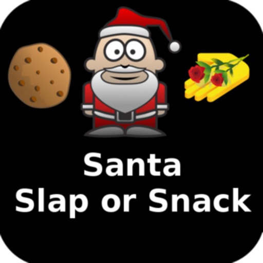 Santa Slap or Snack Icon