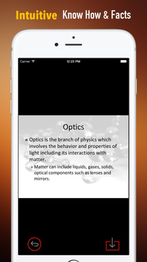 Optics Glossary: Cheatsheet with Study G