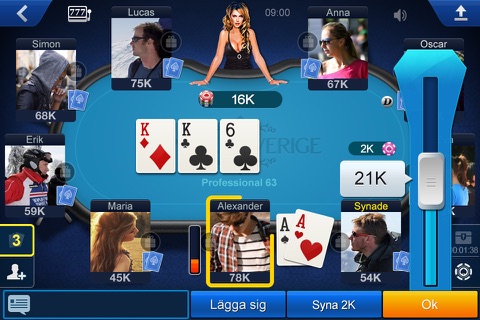 Poker Sverige screenshot 2