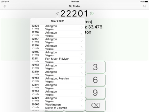 Zip Codes - Moved screenshot 3