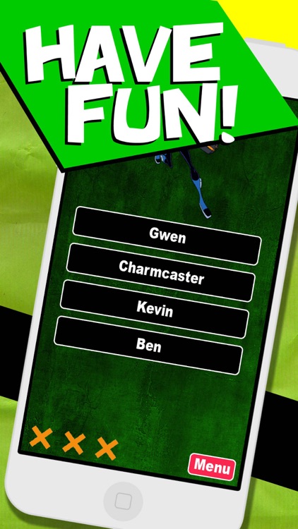 Magic Quiz Game for: "Ben 10 slammers"