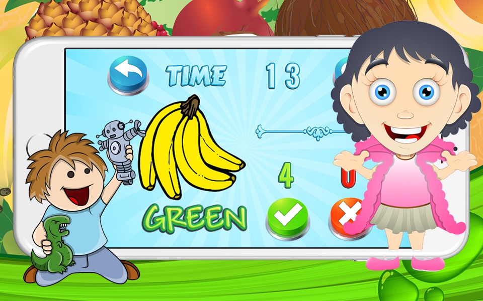 Color Fruits Puzzles Lesson Activity For Toddlers screenshot 3