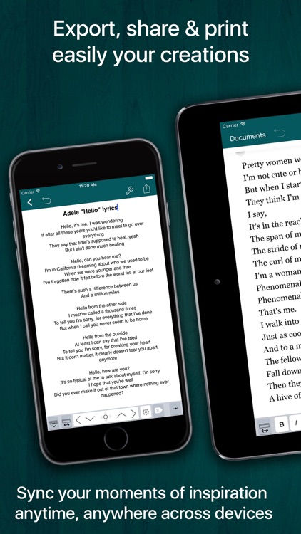 Verse - Write Poems, Song Lyrics and Compositions screenshot-4