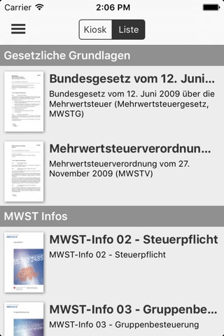 MWST-Infos screenshot 2