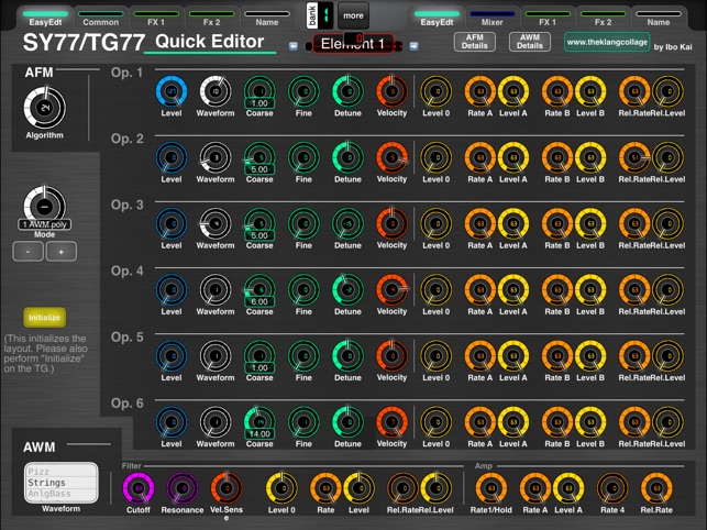 MD77: Yamaha SY77/TG77 Editor(圖1)-速報App