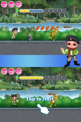 pixel kid police jungle screenshot 3