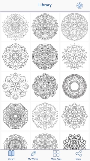 Mandala Coloring Pages Book(圖4)-速報App