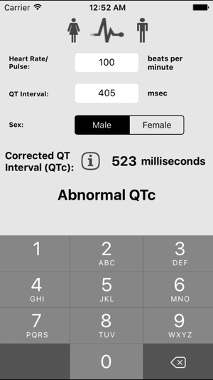 Corrected QT Interval (QTc)