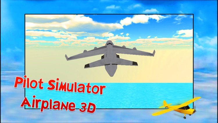 Pilot Simulator Airplane 3d Game screenshot-4