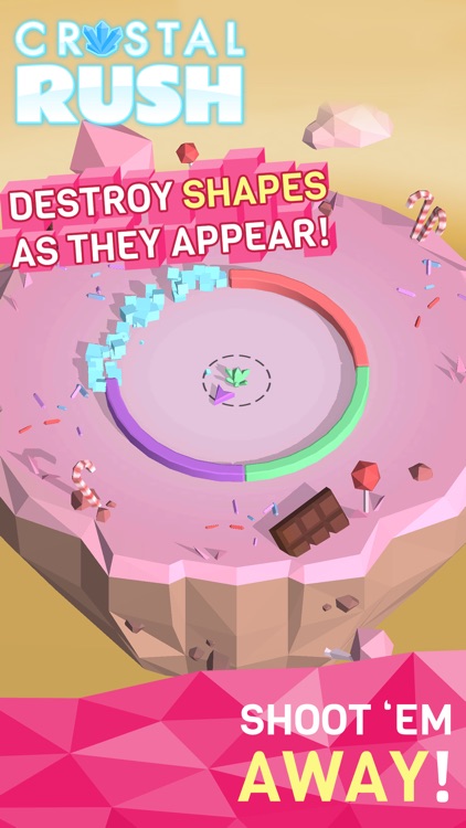 Crystal Rush! Color Shoot Arcade Game screenshot-3