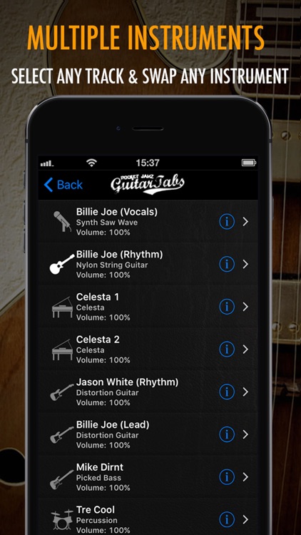 Pocket Jamz Guitar Tabs - Giant Catalog of Interactive Guitar Songs with Tabs, Lyrics and Chords screenshot-4