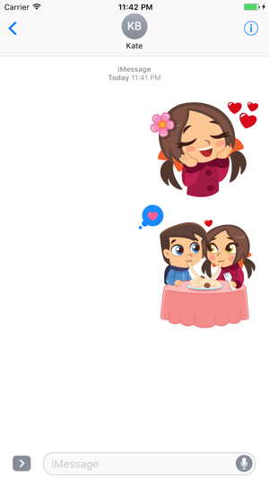 Sweety Lover Sticker Pack for iMessage(圖1)-速報App