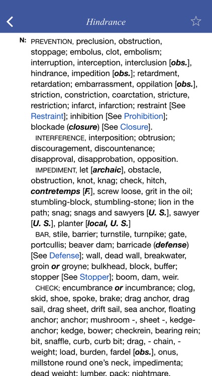 English Thesaurus: general ideas classified