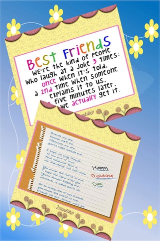 Friendship Day Card Wishes - Photo Frame editor screenshot 3