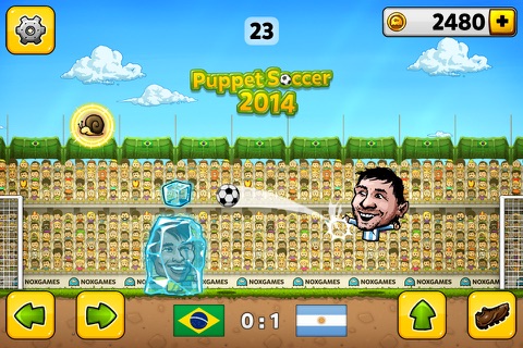 Puppet Soccer 2014 - Football championship in big head Marionette World screenshot 2