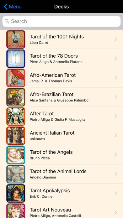 Lo Scarabeo Tarot Collection screenshot 2