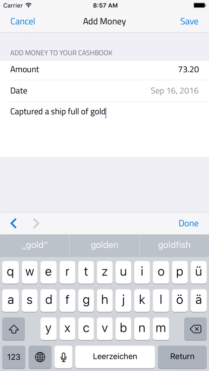 Simple Cashbook