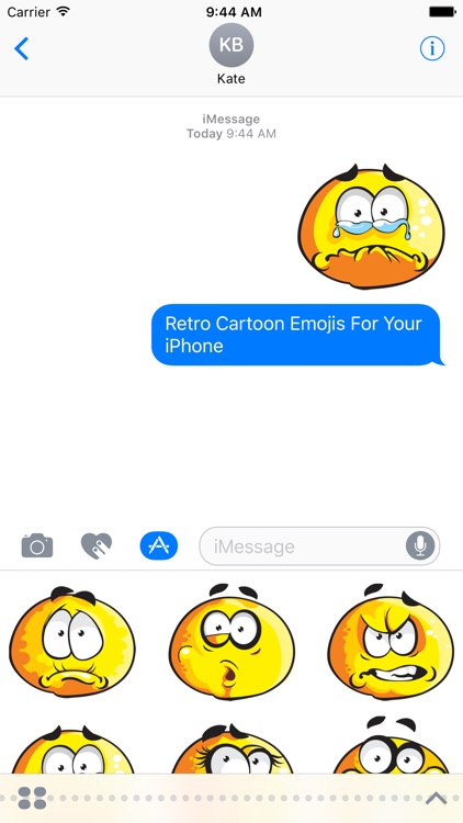 Cartoon Emojis Retro