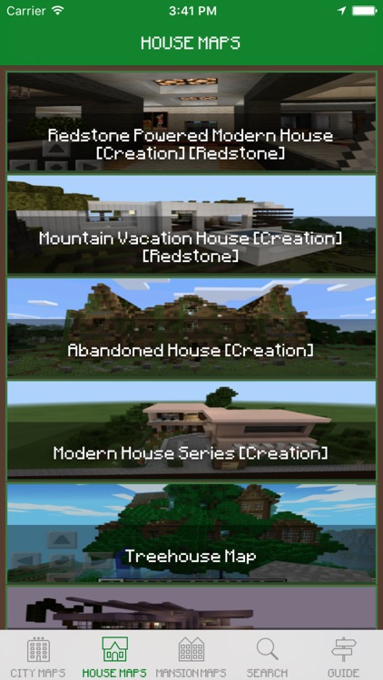 House Maps for Minecraft PE - Best Database Maps for Pocket Edition