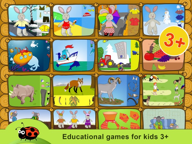 Toddlers Games  - kids' puzzles, 16 educ