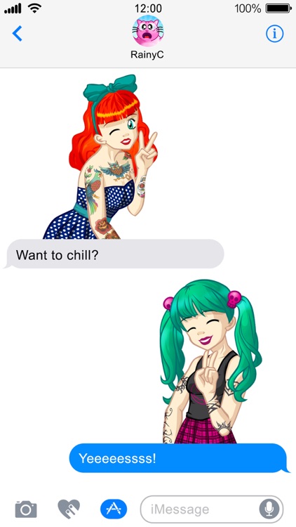Tattoo Girl Stickers - Girls love tattoos