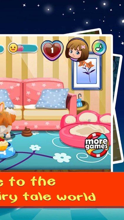 Puppy Doctor:Princess learning to be a doctor to take care of the babyFree Games