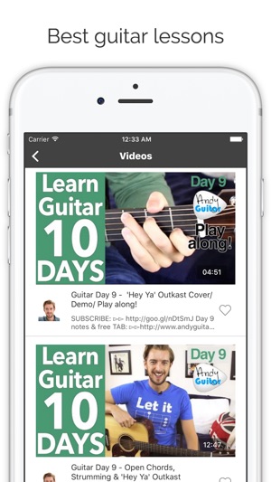 Guitar Tutorial - Best videos handpicked by pros(圖2)-速報App